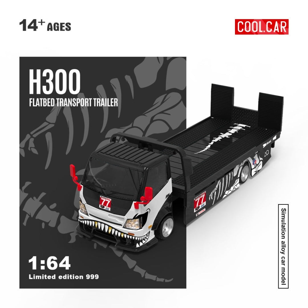 CoolCar 1:64 H300 Flat Transport Trailer Bone Dragon #77