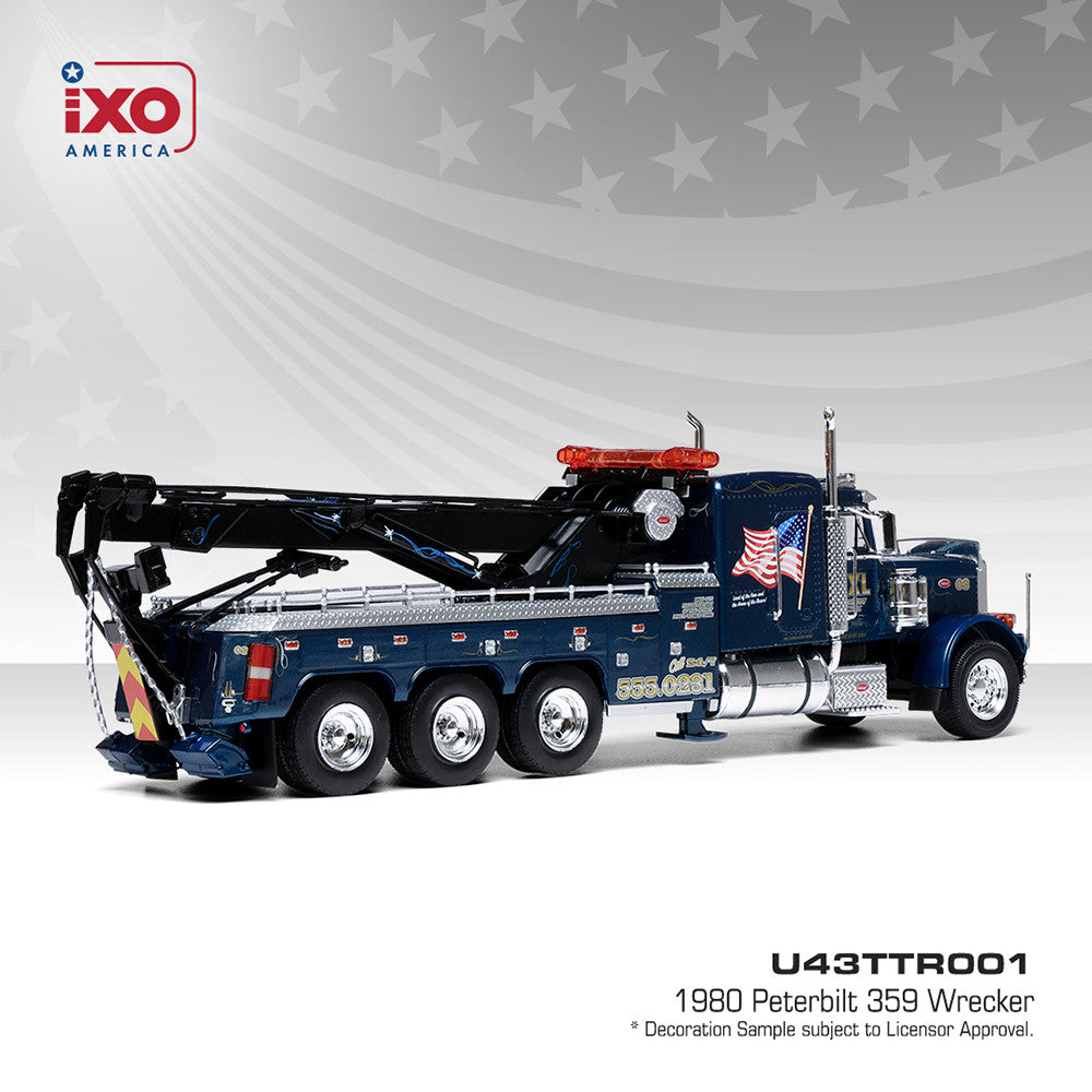IXO 1:43 1980 Peterbilt 359 Wrecker Die-Cast Tow Truck