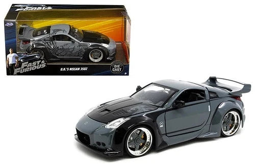 Jada Fast & Furious DK's Nissan 350Z Grey/Black 1/24 Diecast