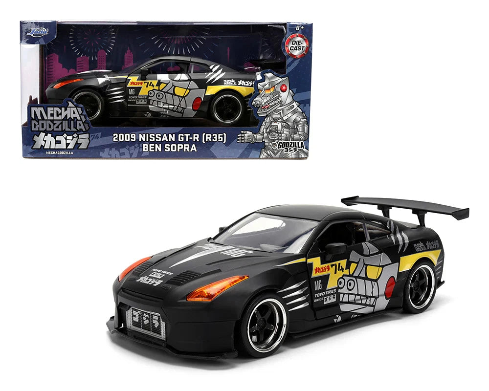 Jada Mechagodzilla 2009 Nissan GT-R R35 Ben Sopra