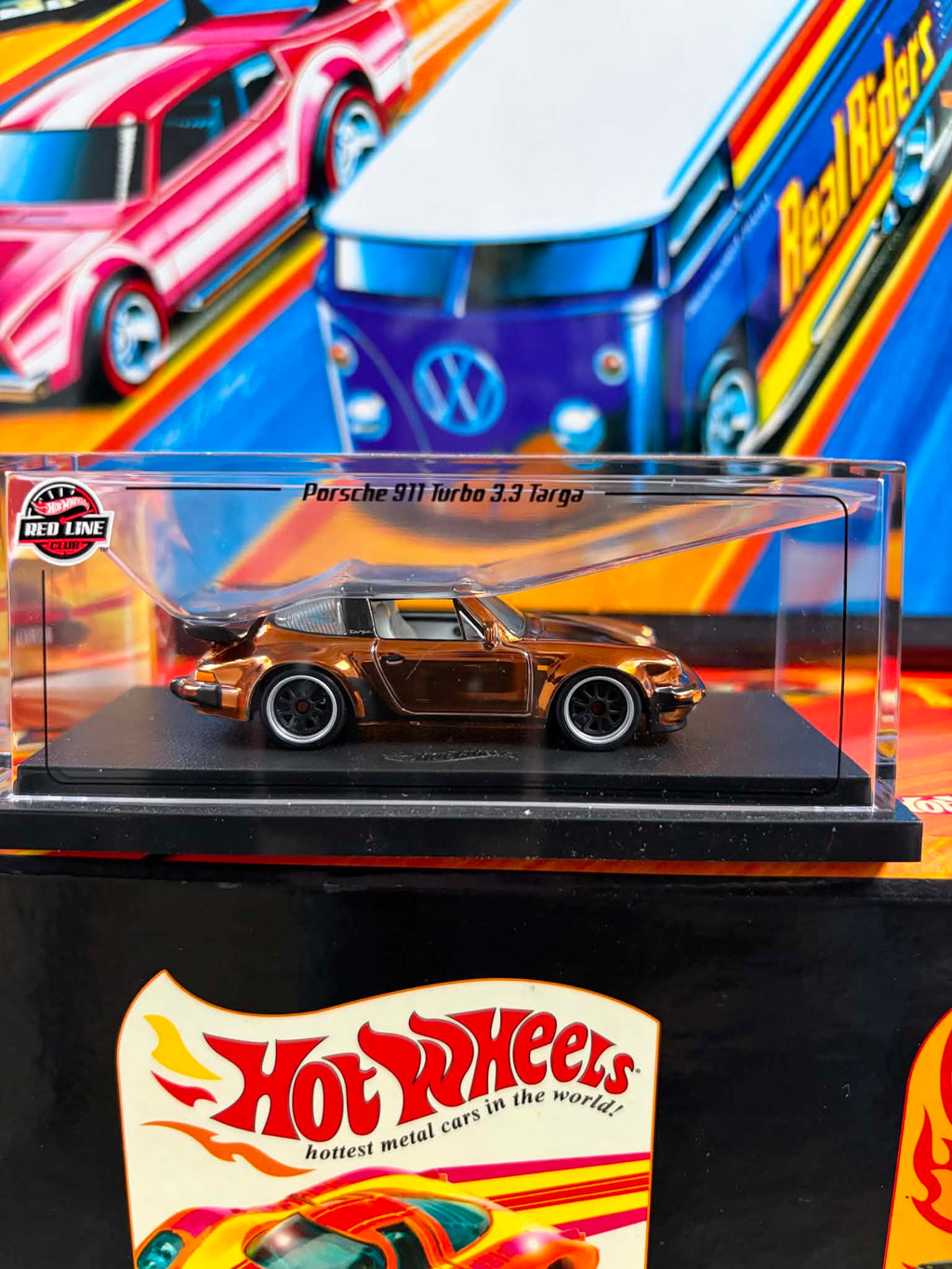 Hot Wheels RLC Exclusive 1988 Porsche 911 Turbo 3.3 Targa – Bronze