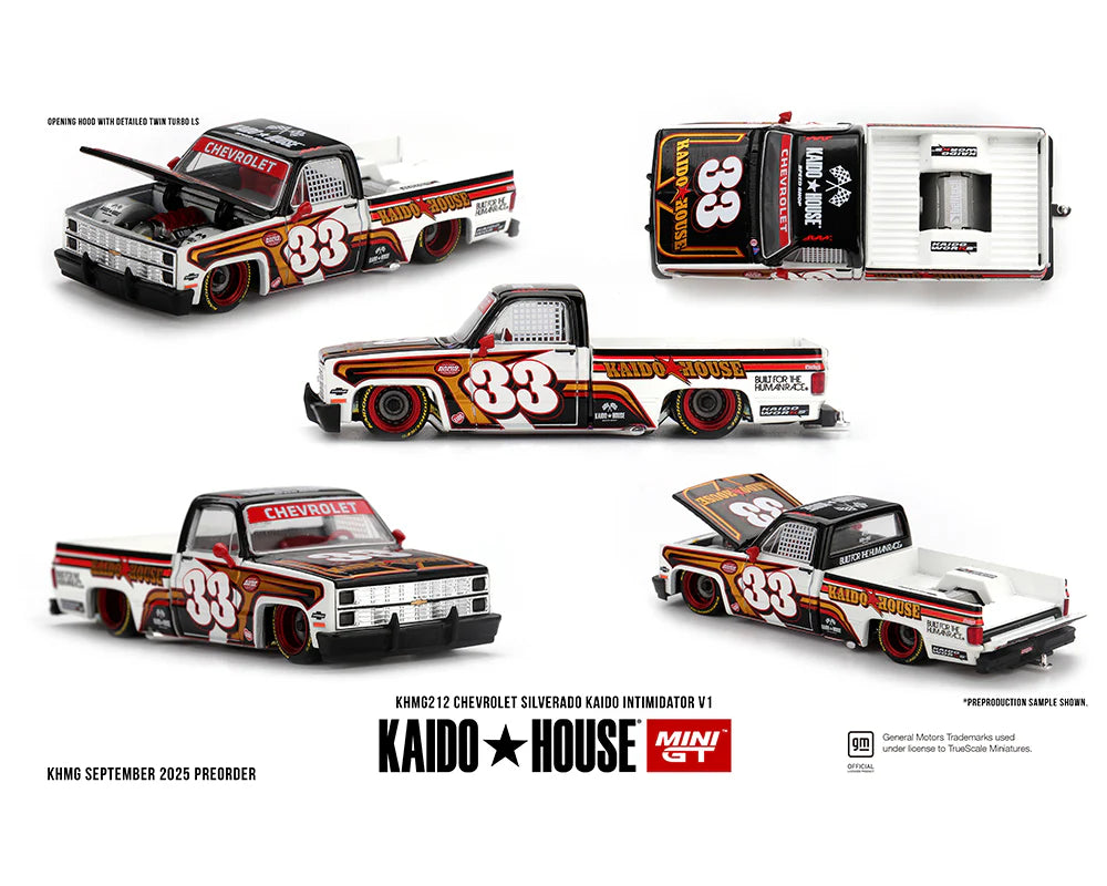 Kaido House #212 Chevrolet Silverado KAIDO Intimidator V1 – White w/ Brown Two-tone