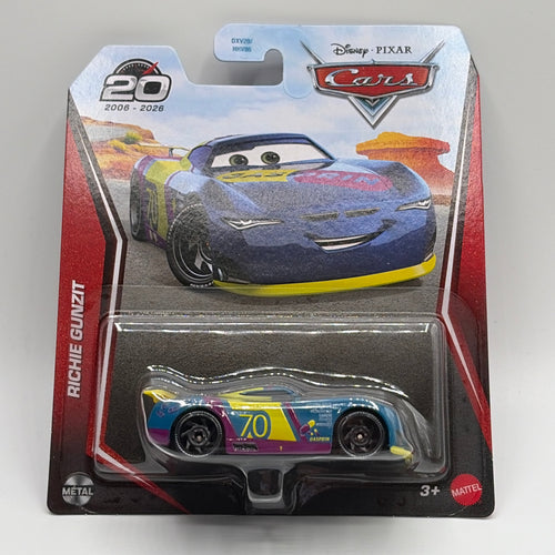 Disney Pixar Cars 20th Anniversary – Richie Gunzit #70 Die-Cast