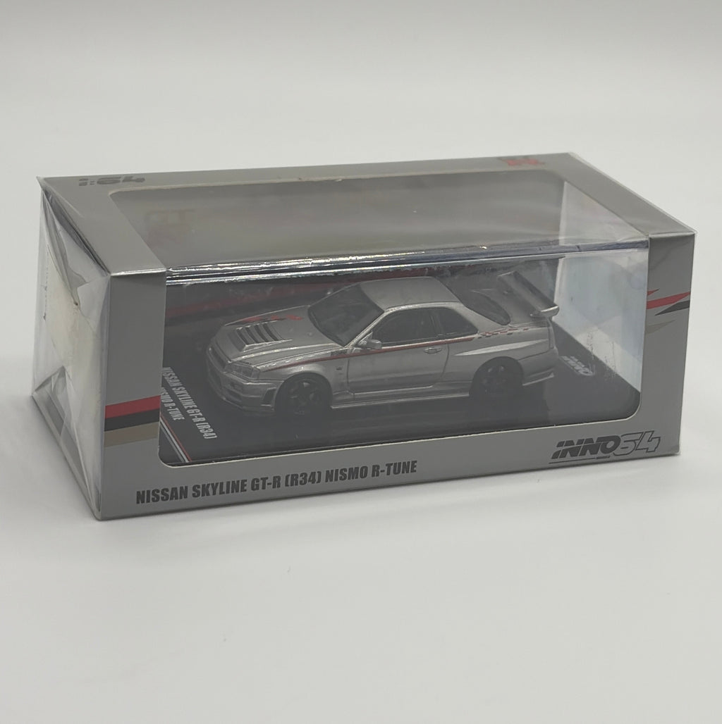 INNO64 Nissan Skyline GT-R R34 NISMO R-Tune Silver