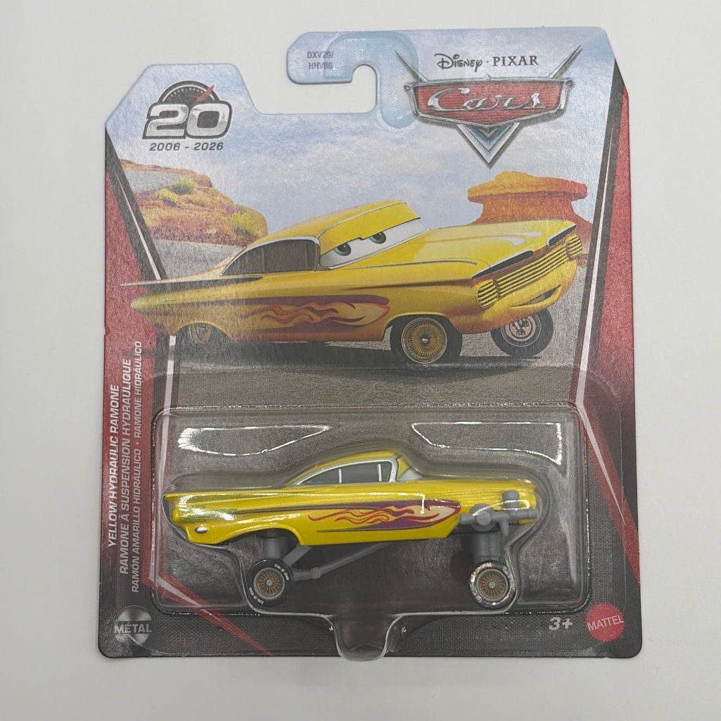 Disney Pixar Cars 20th Anniversary Edition – Hydraulic Ramone (Yellow)