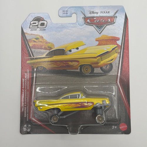 Disney Pixar Cars 20th Anniversary Edition – Hydraulic Ramone (Yellow)