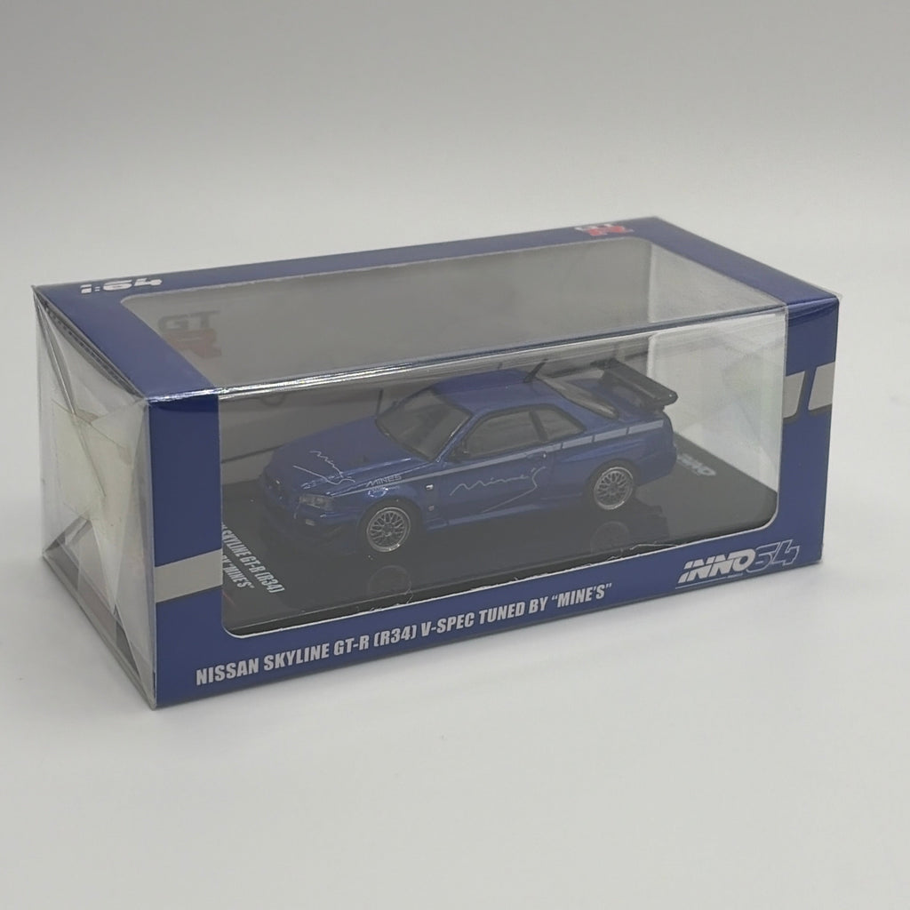 INNO64 Nissan Skyline GT-R (R34) V-Spec Tuned by MINE'S 1:64