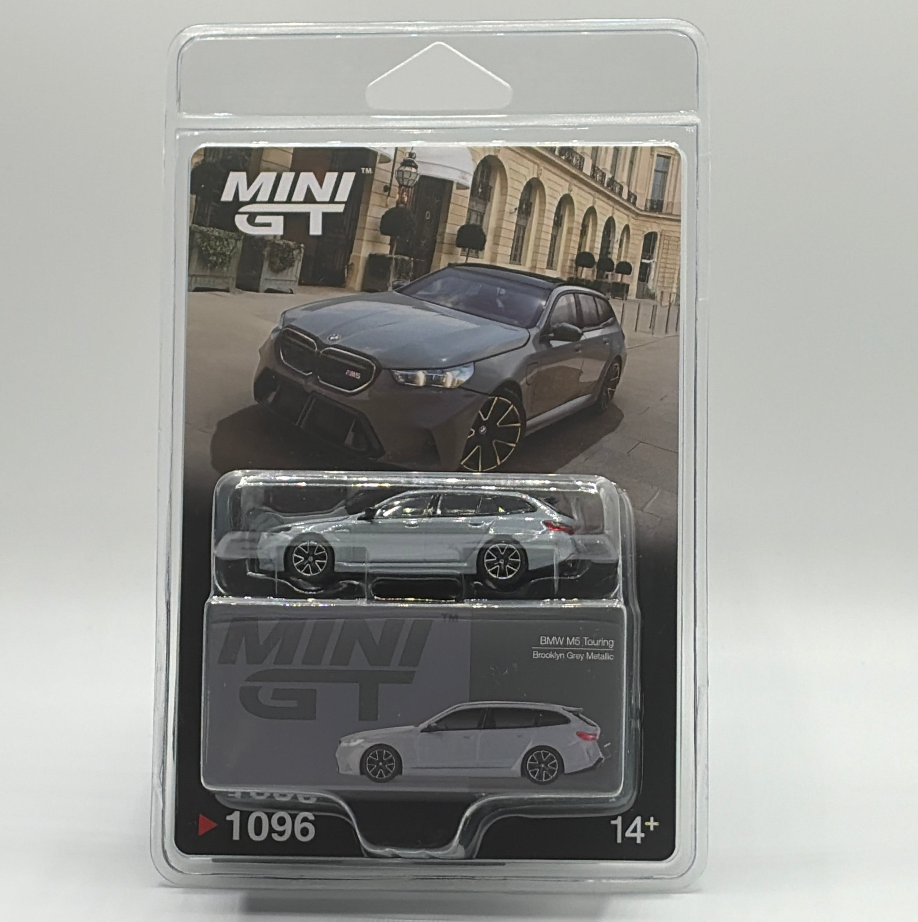 Mini GT 1096 BMW M5 Touring Brooklyn Grey Metallic