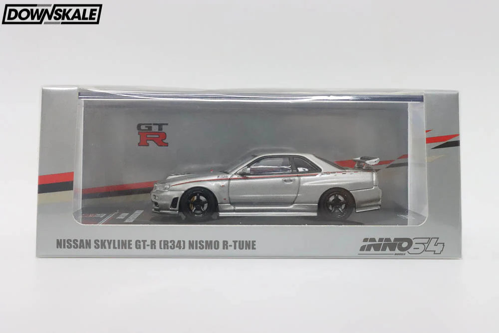 INNO64 Nissan Skyline GT-R R34 NISMO R-Tune Silver