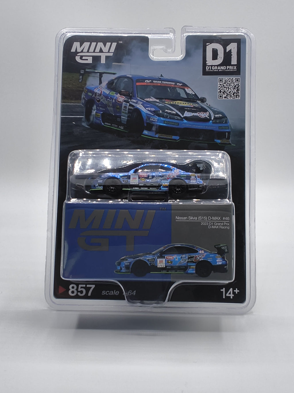 Mini Gt Nissan Silvia (S15) D-MAX #46 D-MAX Racing 2023 D1 Grand Prix #857