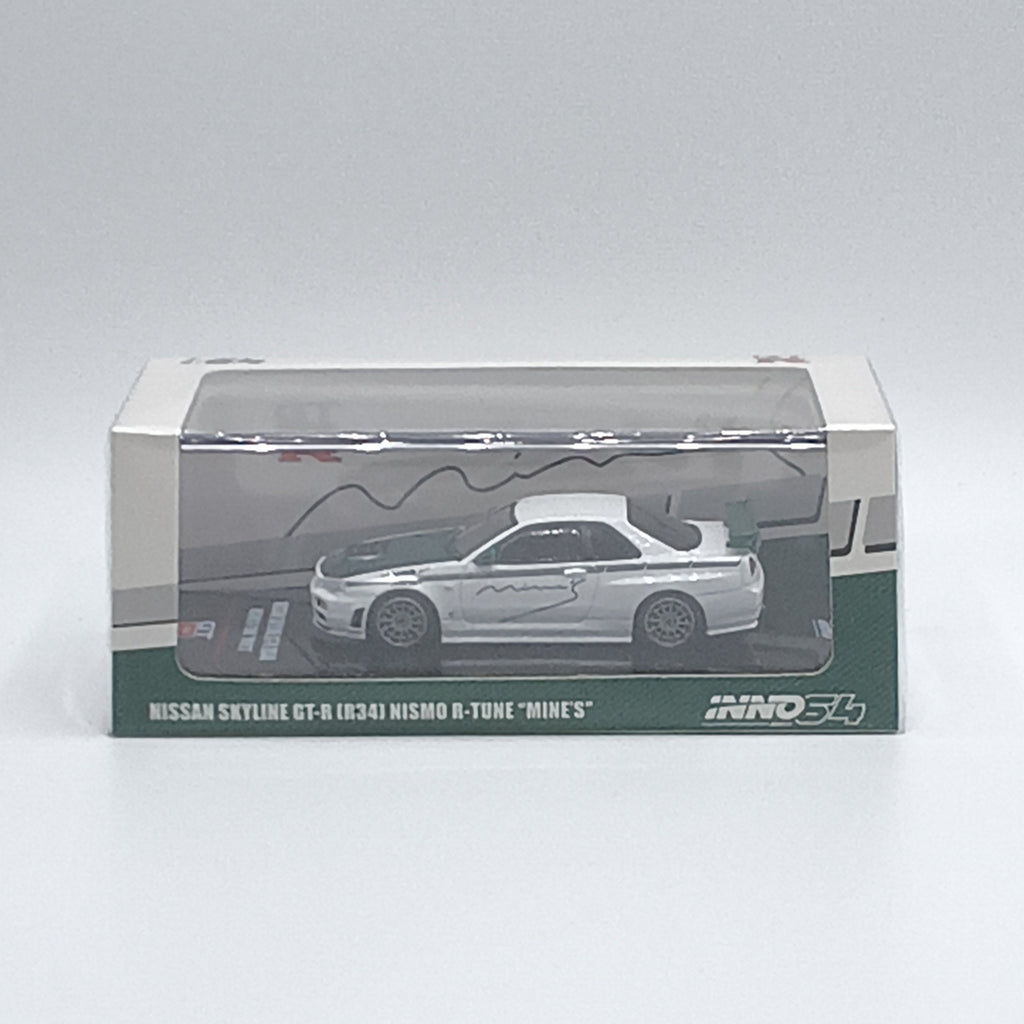 INNO64 Nissan Skyline GT-R R34 NISMO R-Tune MINE'S 1:64