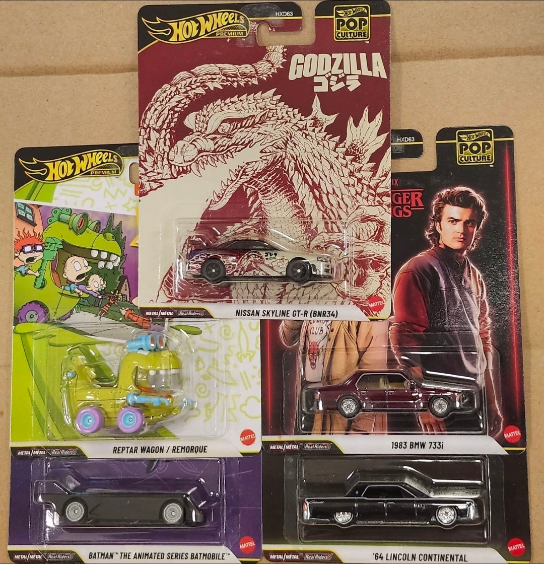 Hot Wheels 2025 Pop Culture N Case 5 Car Set – Diecastmanshop