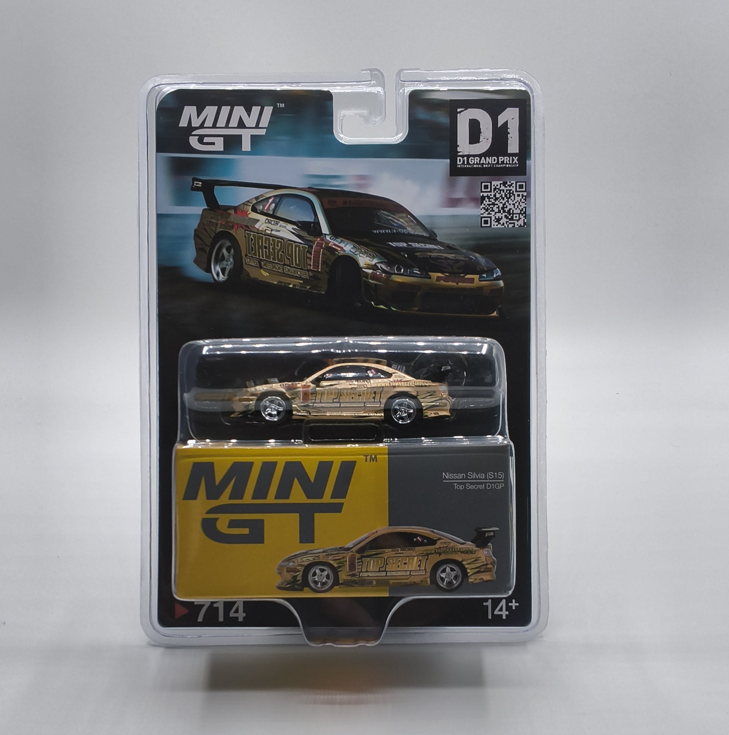 Mini GT #714 Nissan Silvia (S15) Top Secret Edition D1GP 1/64