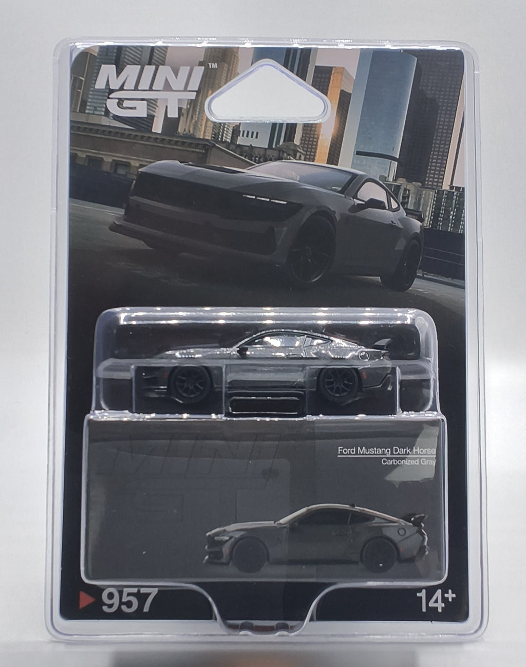 Mini GT #957 Ford Mustang Dark Horse 2024 Carbonized Gray