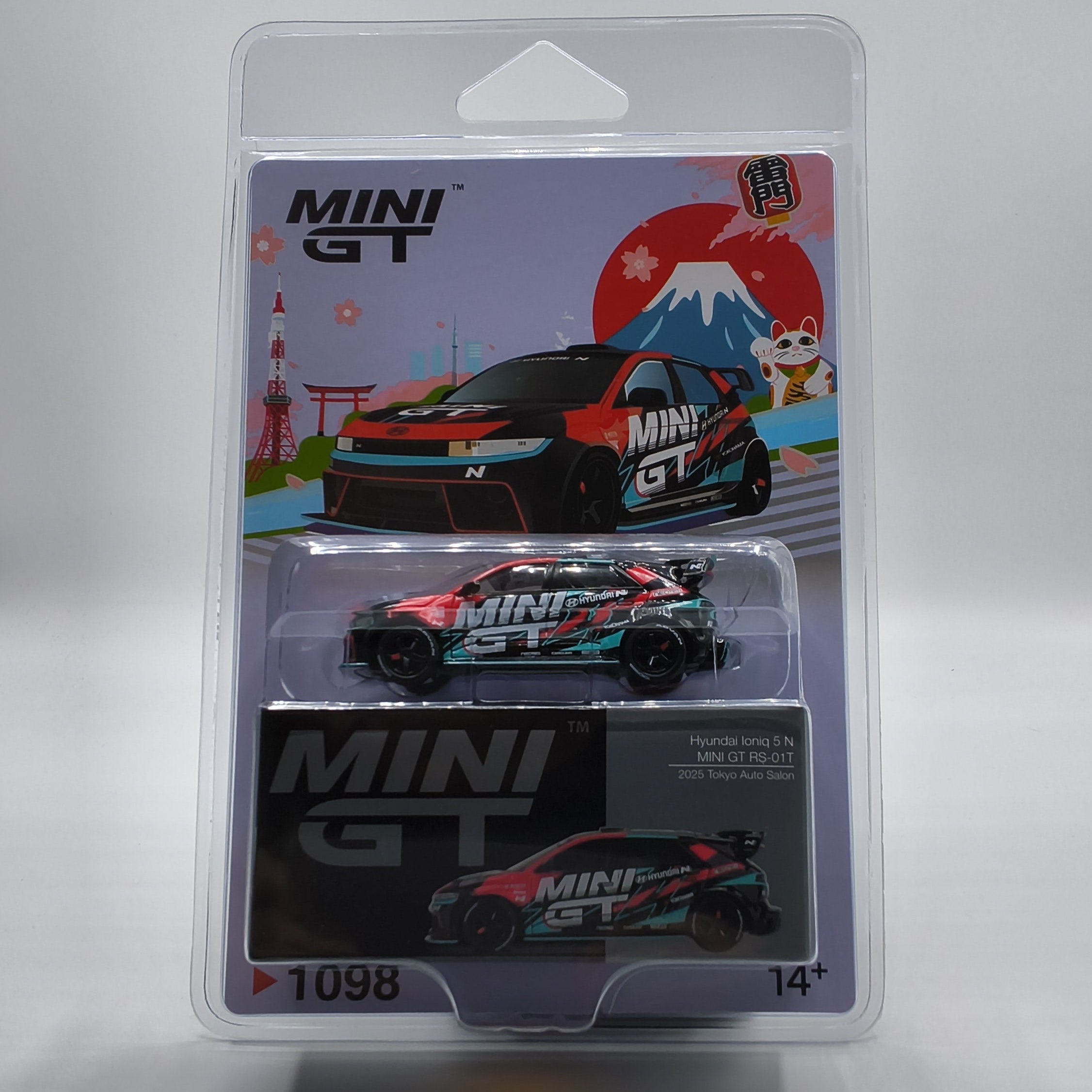 Mini GT #1098 Hyundai Ioniq 5N Mini GT RS-01T – 2025 Tokyo Auto Salon Black 1/64