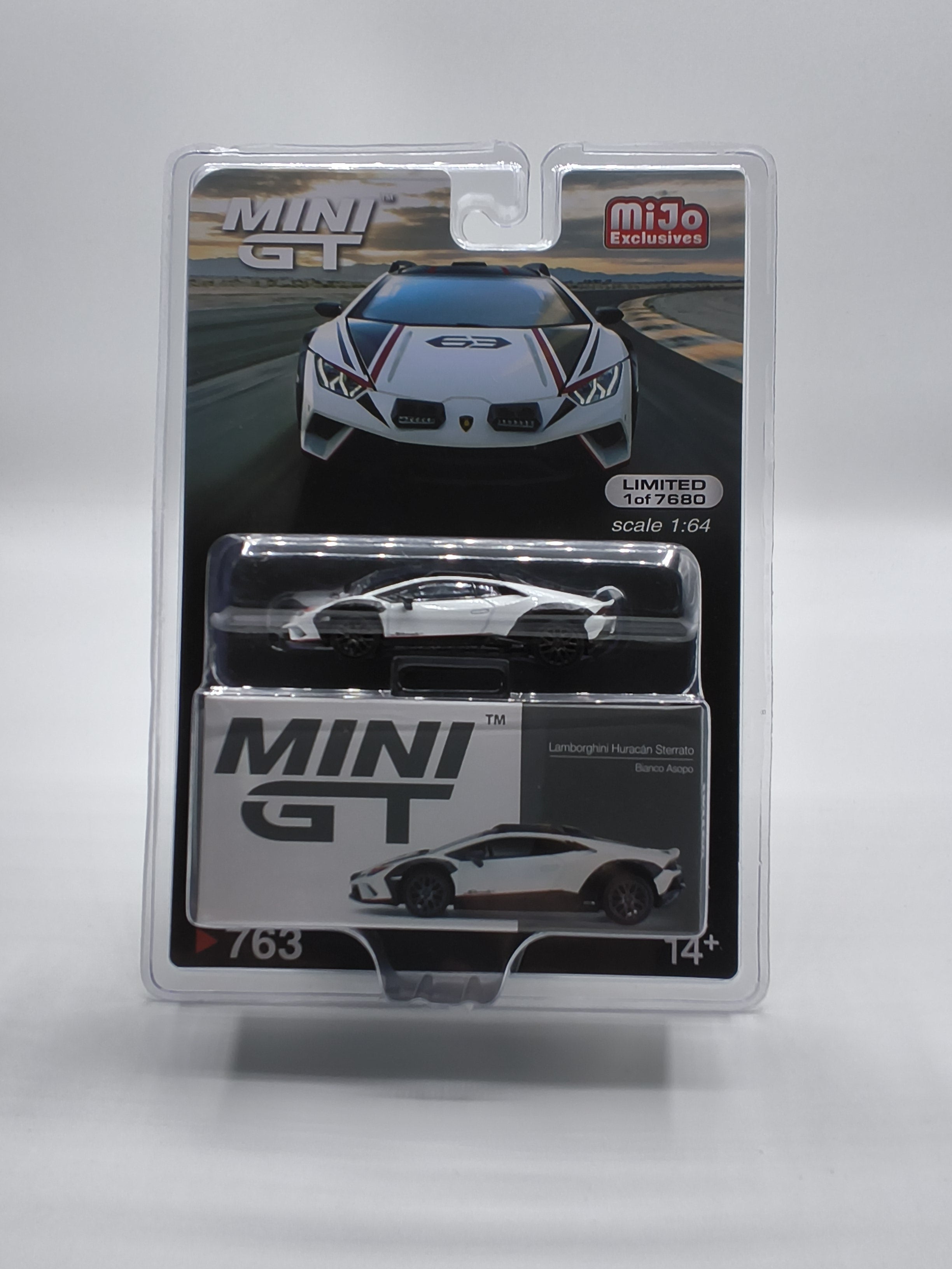 Mini Gt Lamborghini Huracán Sterrato Bianco Asopo #763