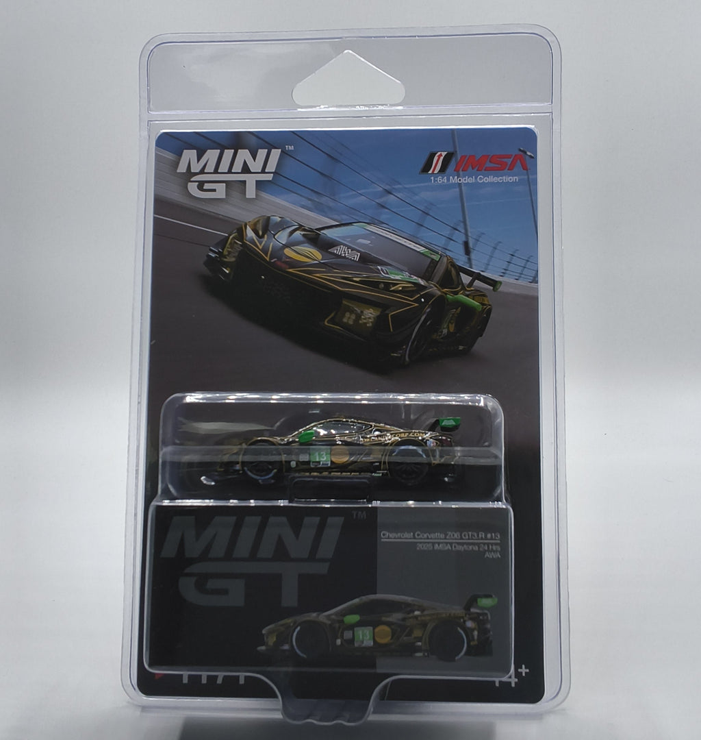 Mini GT #1171 Chevrolet Corvette Z06 GT3.R #13 AWA – 2025 IMSA Daytona 24 Hours 1/64