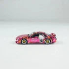 Tarmac Works 1:64 VERTEX Silvia (S14) Hello Kitty Pink Chrome CLDC Exclusive