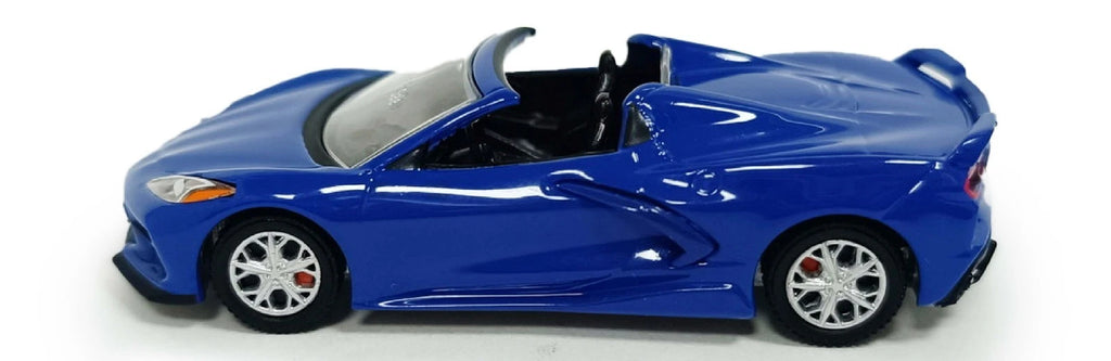 2021 Corvette Stingray Convertible - Elkhart Lake Blue (GL Muscle Series 30) Diecast 1:64 Scale Model - Greenlight 13370E