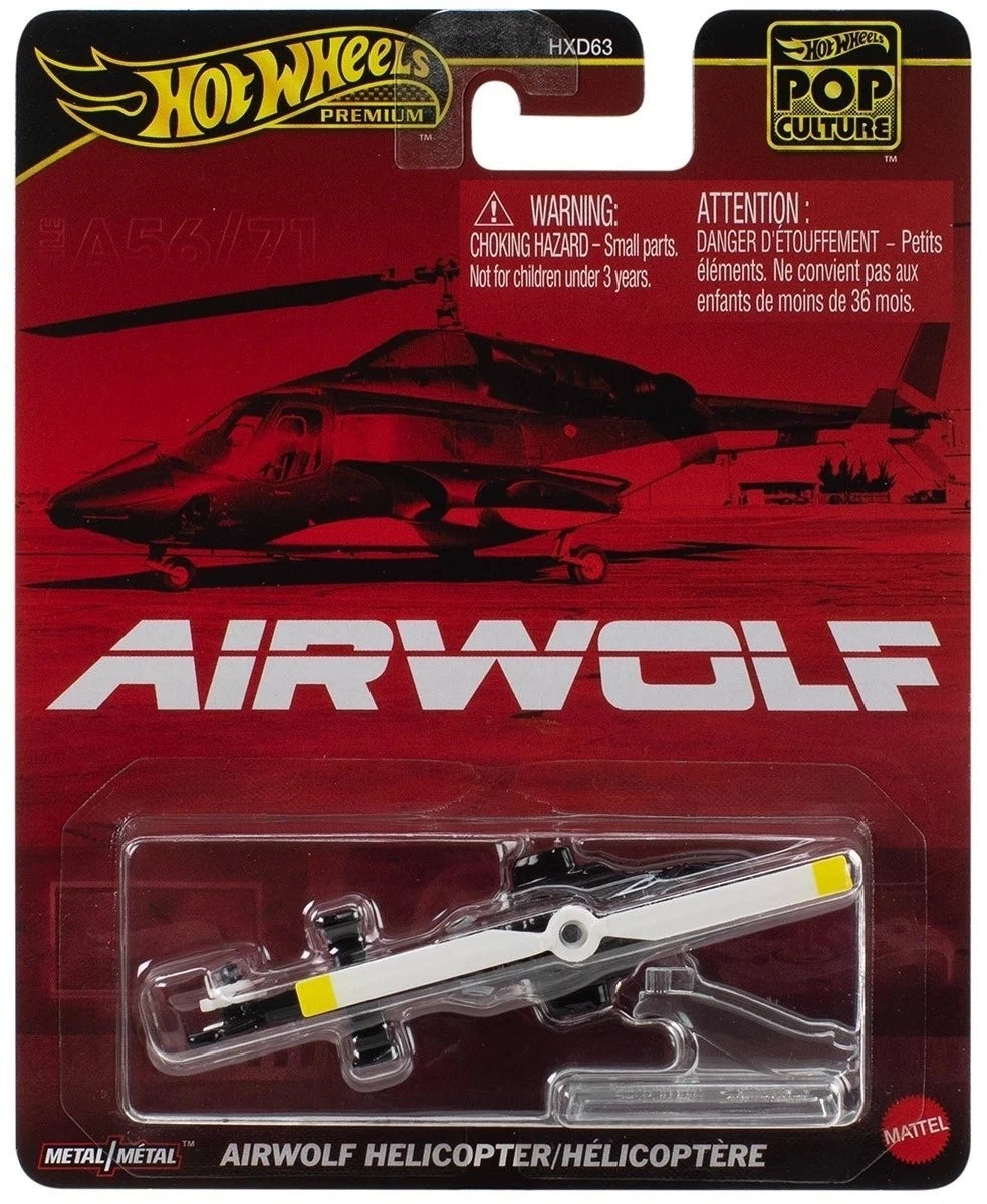 Hot Wheels Premium 2026 Pop Culture Airwolf Helicopter