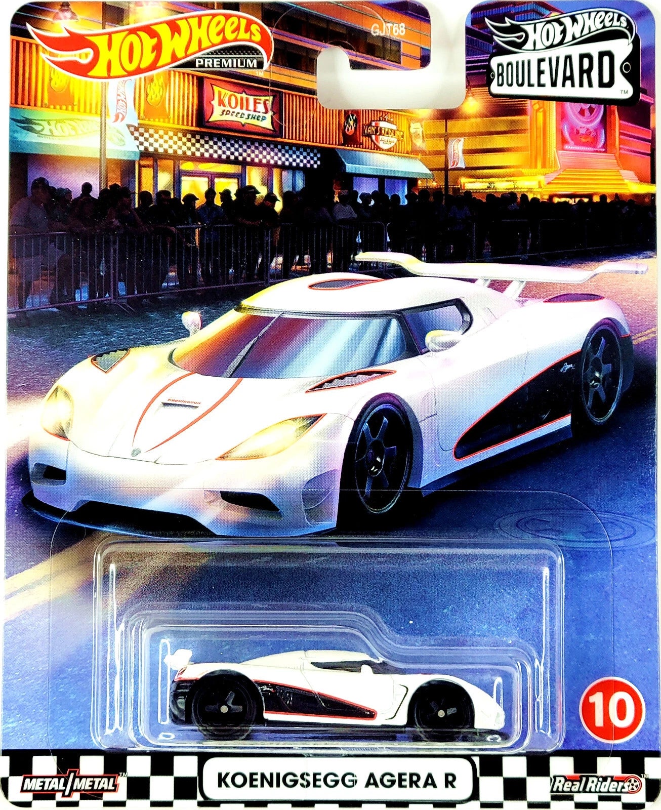 Hot Wheels Boulevard #10 Koenigsegg Agera R - White