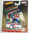 Hot Wheels Captain America Volkswagen VW T1 Drag Bus Pop Culture