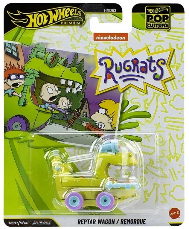 Hot Wheels Premium Pop Culture Nickelodeon Rugrats Reptar Wagon