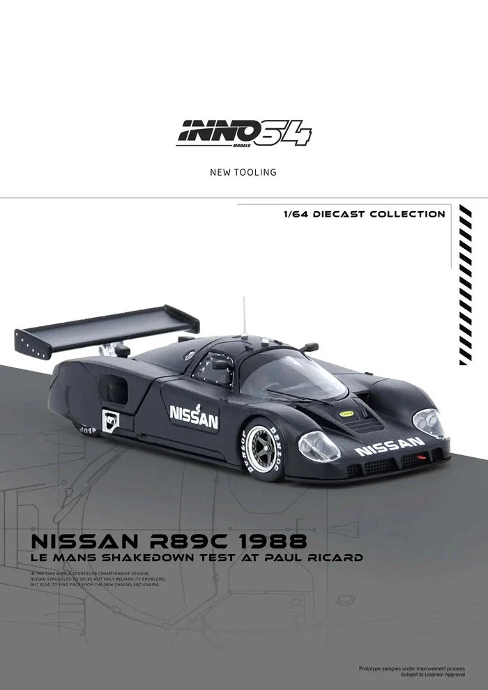 Inno64 Nissan R89C – Le Mans Shakedown Test at Paul Ricard 1988