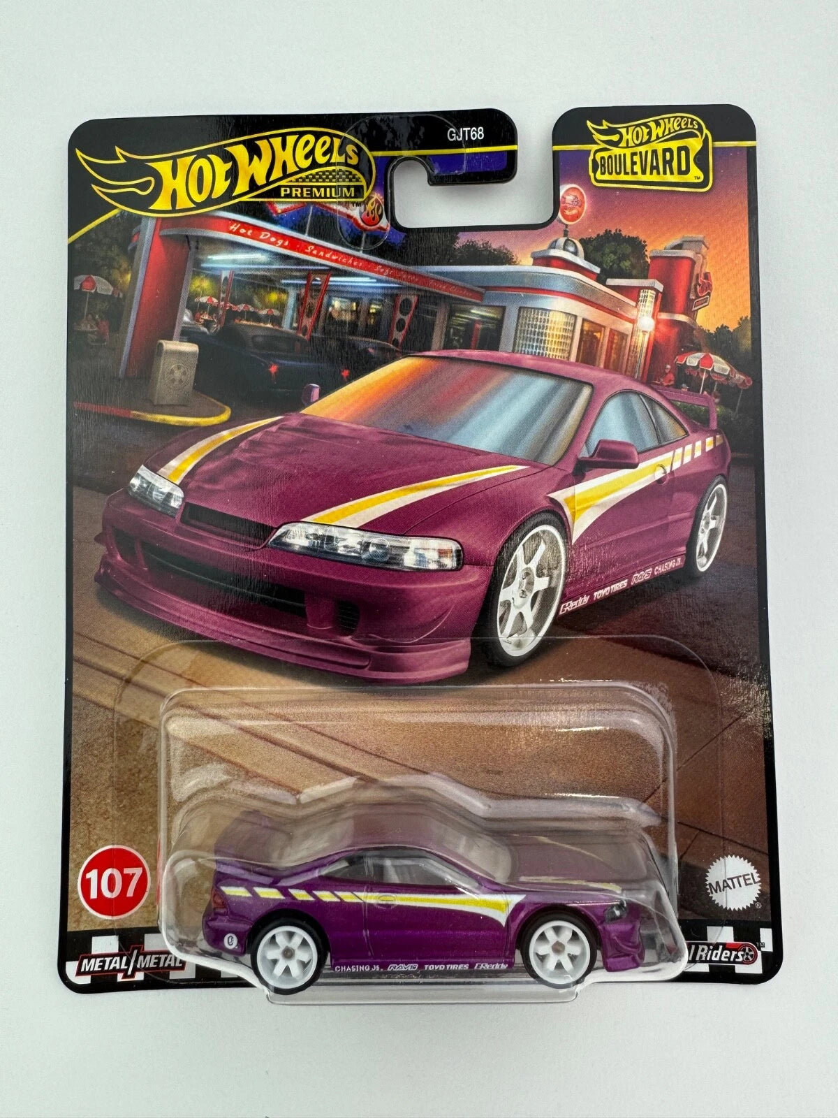 Hot Wheels Custom 2001 Acura Integra GSR Boulevard No. 107