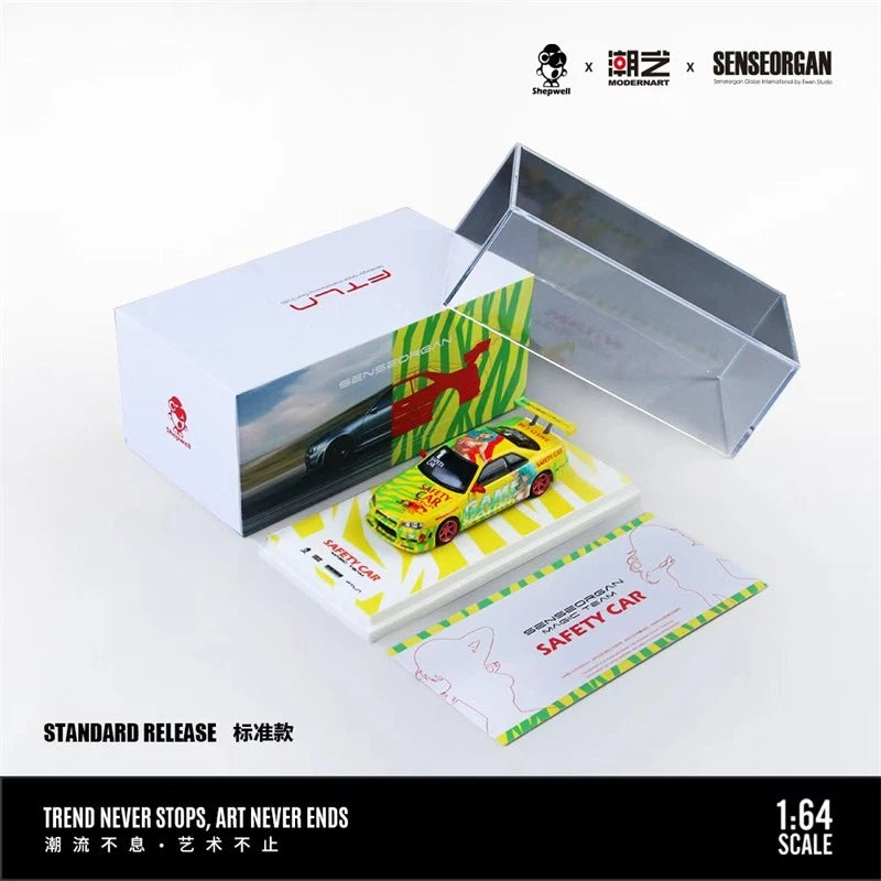 Modern Art Senseorgan 1:64 GTR R-34 Game Station Safety Car – A Salute to Youth