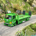 H300 Green Dinosaur Livery Flatbed Transport Alloy Miniature