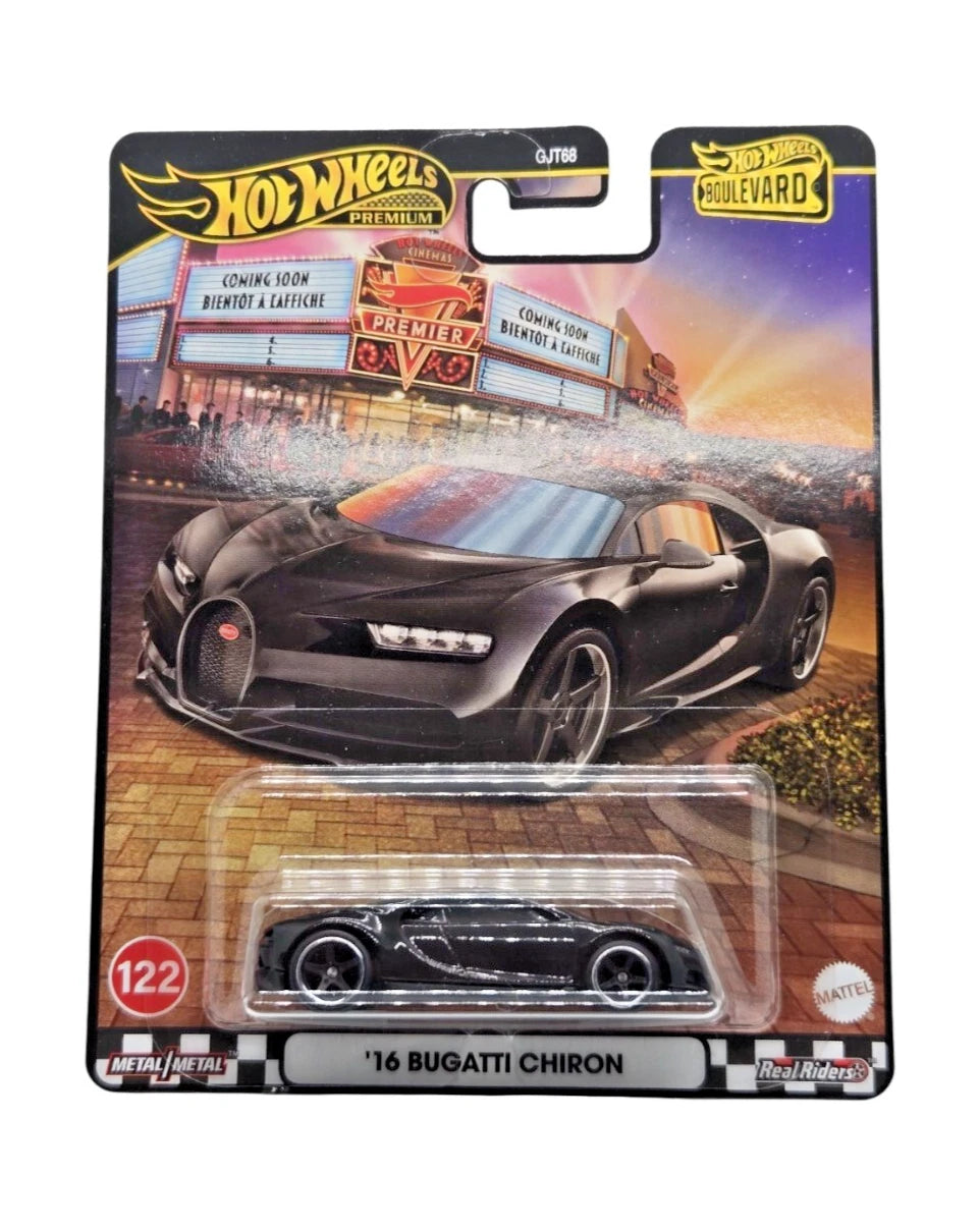 Hot Wheels Premium Boulevard '16 Bugatti Chiron #122
