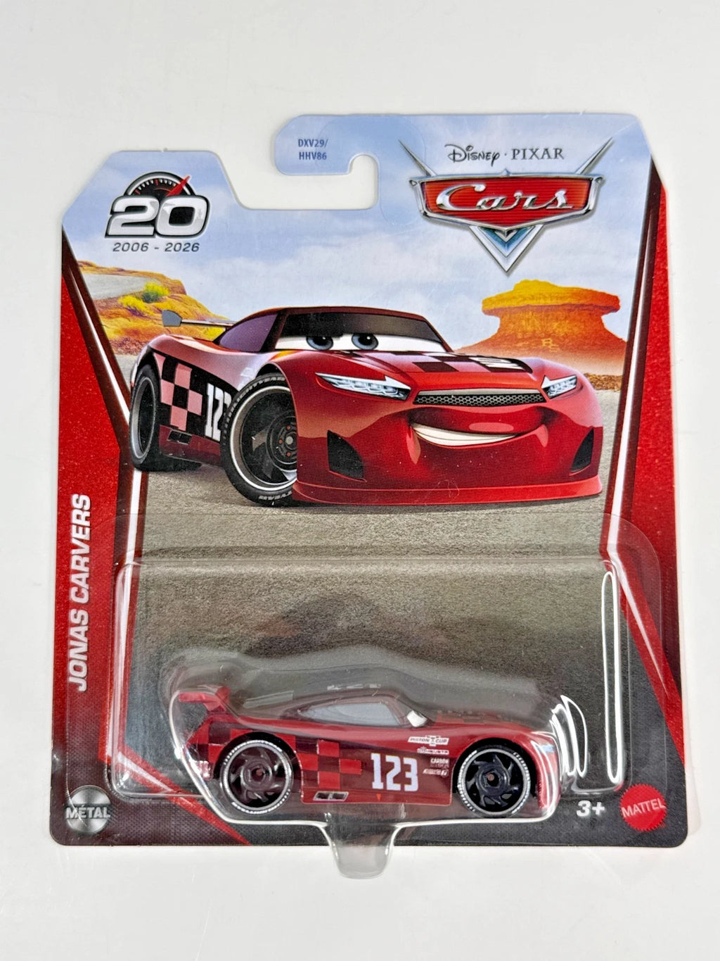 Disney Pixar Cars 20th Anniversary – Jonas Carvers #123