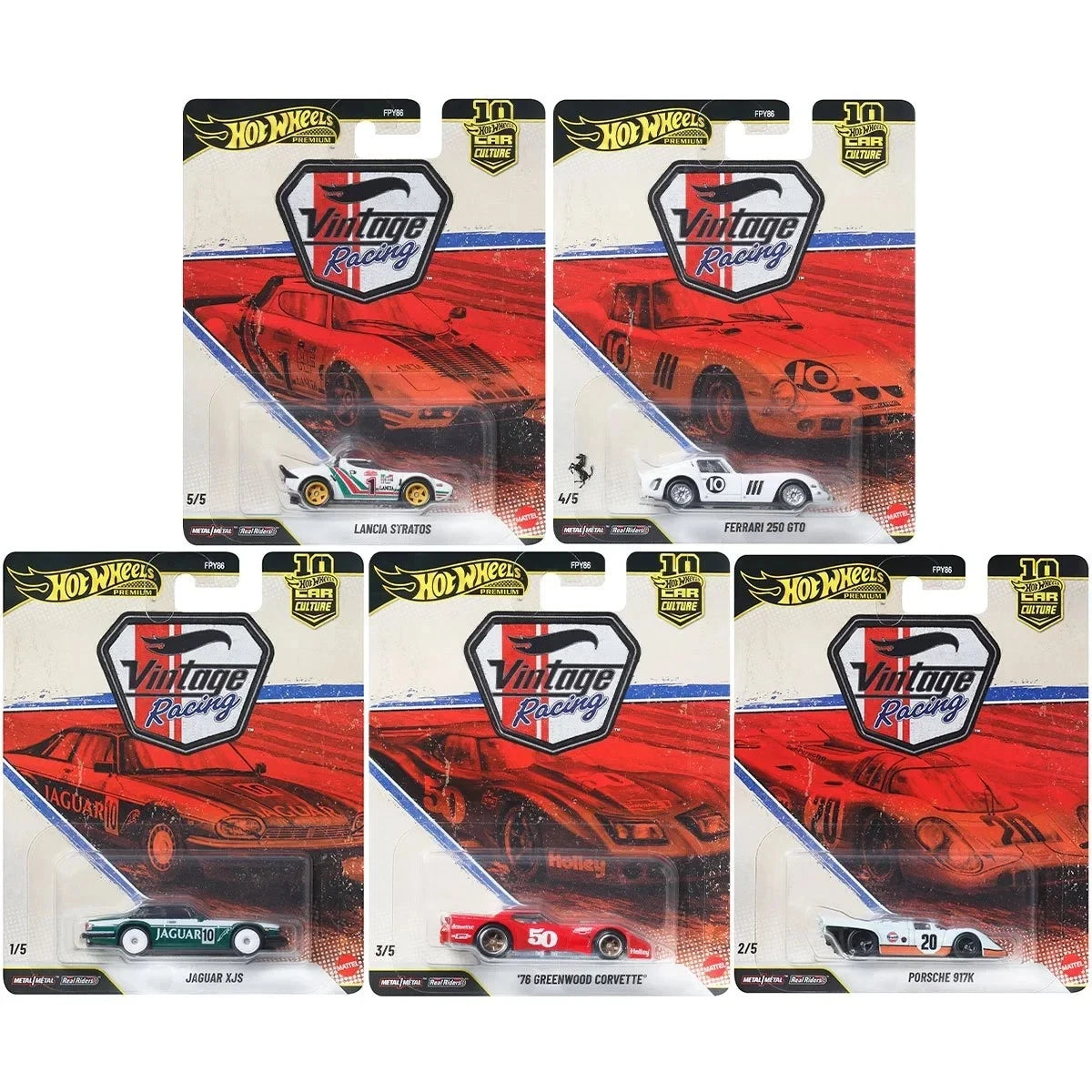 Hot Wheels 2026 Vintage Racing Car Culture 10th Anniversary