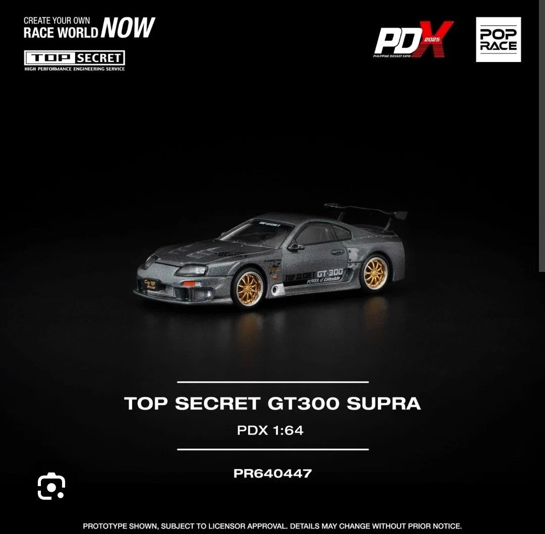Pop Race Toyota GT300 Supra Top Secret – Philippine Diecast Expo PDX 2025