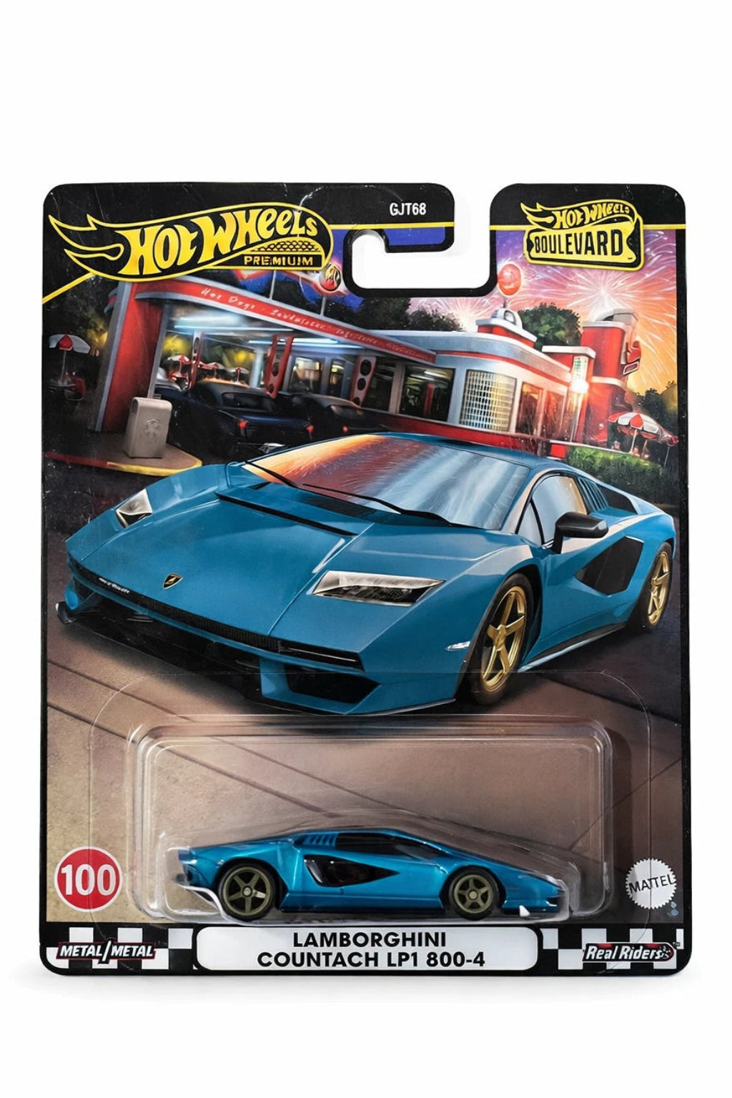 Hot Wheels Premium HW Boulevard #100 Lamborghini Countach LPI 800-4