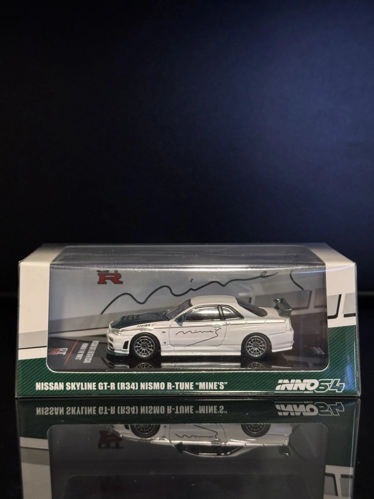 INNO64 Nissan Skyline GT-R R34 NISMO R-Tune MINE'S 1:64