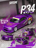TimeMicro 1:64 Nissan Skyline GT-R R34 - Purple