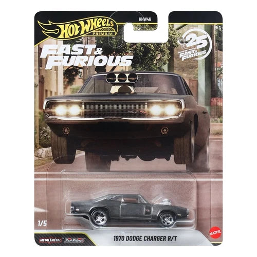 Hot Wheels Premium Fast & Furious 25th Anniversary 1970 Dodge Charger R/T Chase 1/5