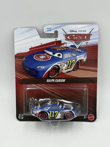 Disney Pixar Cars Ralph Carlow #117 Piston Cup Diecast 1:55