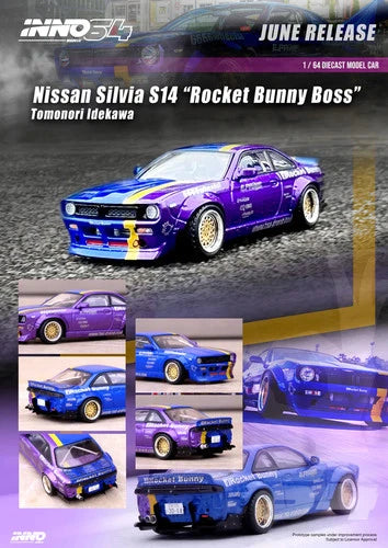 INNO64 Nissan Silvia S14 “Rocket Bunny Boss” – Tomonori Idekawa