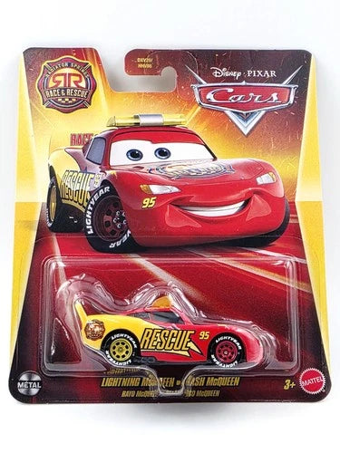 Disney Pixar Cars JDG59 1:55 Metal Radiator Springs Race and Rescue Lightning McQueen