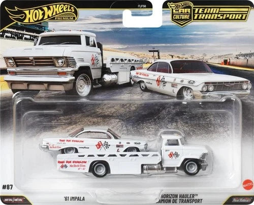 Hot Wheels Premium Car Culture Team Transport '61 Impala & Horizon Hauler #87