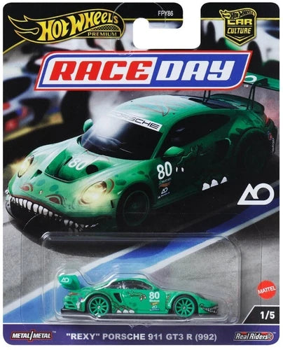 Hot Wheels Premium Car Culture Race Day - Rexy Porsche 911 GT3 R