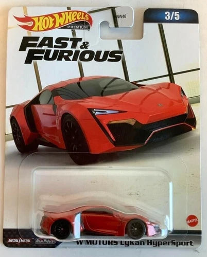 Hot Wheels Premium Fast & Furious W Motors Lykan HyperSport