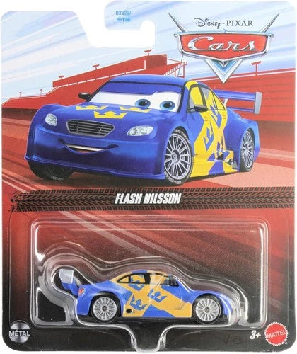 Disney Pixar Cars 2 1:55 Scale Metal Die-Cast – Flash Nilsson