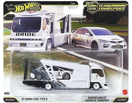 Hot Wheels Team Transport '07 Honda Civic Type R with Kousoku Hauler