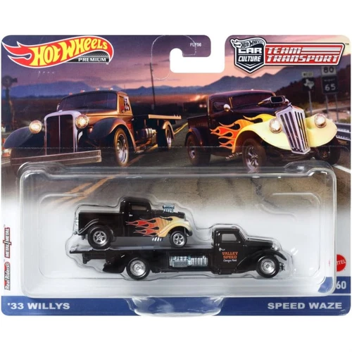 Hot Wheels Premium Team Transport #60 1933 Willys with Speed Waze