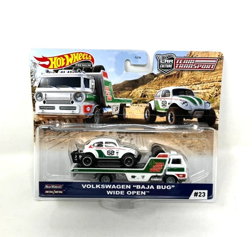 Hot Wheels Team Transport #23 Volkswagen Baja Bug Wide Open