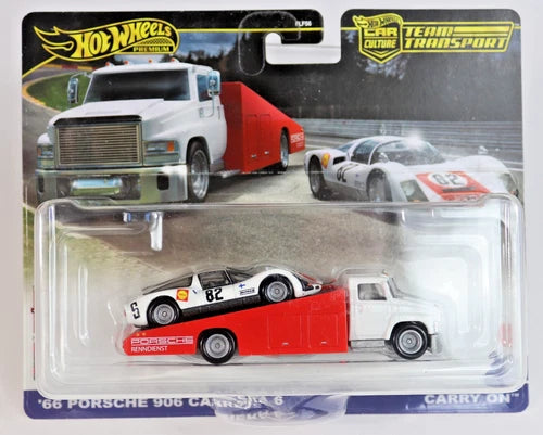 Hot Wheels Team Transport #66 '66 Porsche 906 Carrera 6 with Carry On